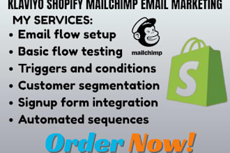 build klaviyo shopify email flows brevo mailchimp email marketing automation