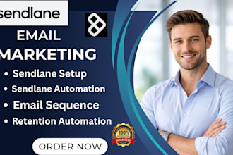 setup sendlane ecommerce email automation shopify retention workflows