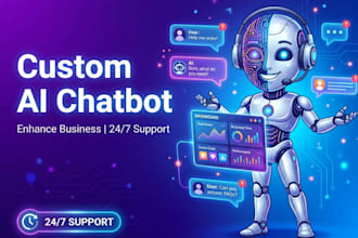 build an ai chatbot or ai agent for business on whatsapp, website, ecommerce