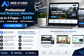 design a professional small business website
