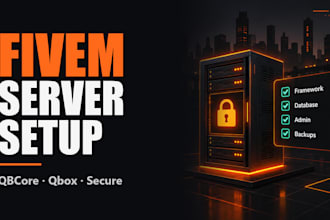 set up and secure your qbcore or qbox fivem server