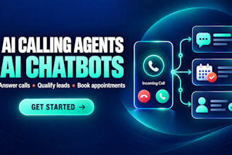 create ai calling agents and ai chatbots to answer calls and qualify lead