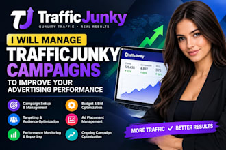 manage traffic junky campaigns to improve your advertising performance