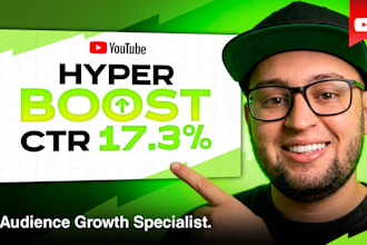 design high CTR youtube thumbnails for retention and views
