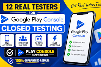 12 testers goggle play for 14 days goggle play closed testing mobile app testing