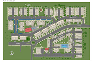 draft residential subdivision site plan,property plot layout,housing development