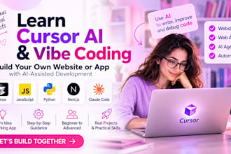 teach you cursor ai and vibe coding to build your own website