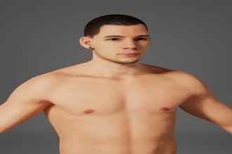 3d character model for film or game