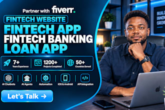 design a fintech website fintech app fintech banking loan app
