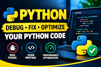 debug, fix and optimize your python code