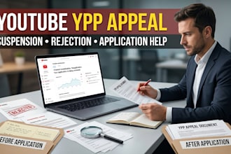 appeal a youtube partner program suspension or application rejection