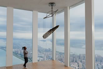 make exhibition proposal renderings