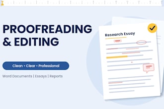 proofread and edit your word document