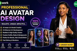 create an ai avatar, ai influencer, ai model, and ai avatar video