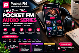 grow your pocket fm audio series and reach targeted listeners