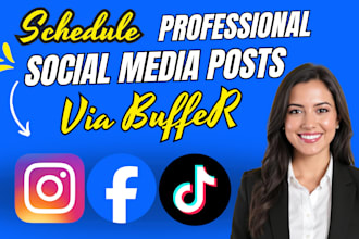 schedule your social media posts via buffer
