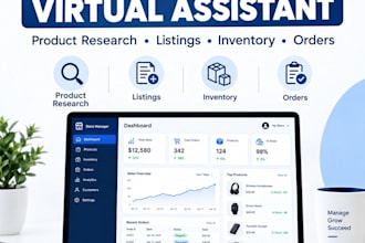 be your amazon fba private label pl virtual assistant VA