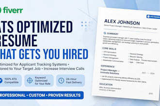 craft ats resume cv and cover letter