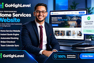 build automated booking website and instant quote system for home services