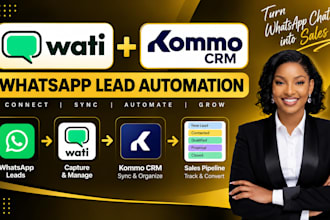connect wati to kommo CRM and automate your whatsapp lead pipeline