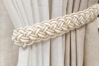 design luxury modern curtains and window treatment 3d