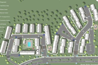 design a professional 2d site plan, plot plan and landscape plan