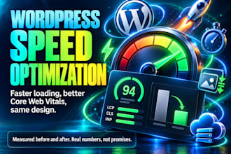 speed up your wordpress site and fix core web vitals