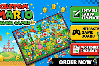 design interactive canva game boards and editable learning activities