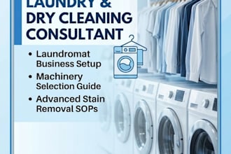 provide professional laundry and dry cleaning business consultancy