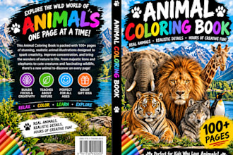 create a fun printable childrens coloring book
