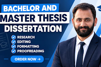 proofread, format and edit your master, bachelor thesis or dissertation, no ai