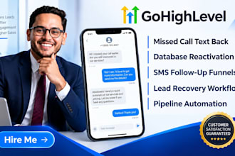setup gohighlevel missed call text back ghl lead reactivation funnel