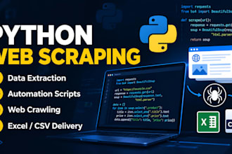 do python web scraping and automation scripts