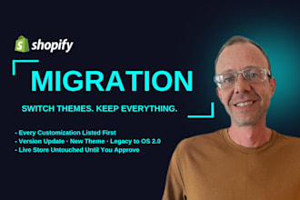 do shopify theme migration without losing customizations