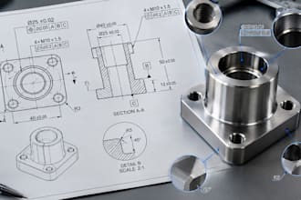create cnc machining drawings gdt, tolerances and manufacturing details
