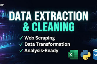 extract, clean, and transform your data for analysis