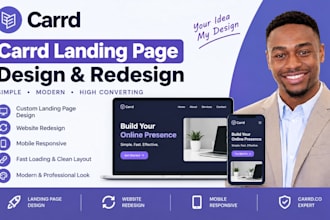 carrd landing page design carrd website redesign carrd landing page carrd co