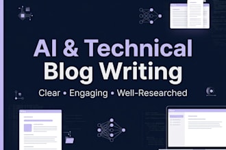 write ai blog posts and technical articles