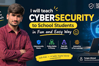 teach cybersecurity to school students in a fun and easy way