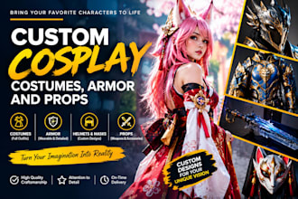 create custom cosplay costumes, armor and props