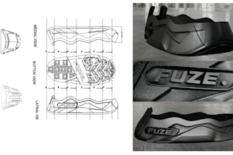 do picture to 3d model, concept design, product visualization and rendering