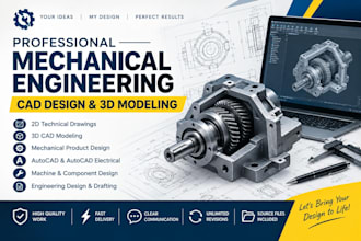 solve problems, projects of mechanical engineering,ansys,cad report
