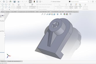 realizaré modelado cad de 2d a 3d y planos de fabricación en solidworks