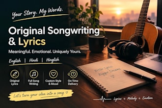 write you original music lyrics