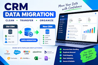migrate and organize your CRM data professionally