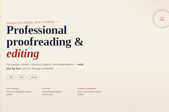 proofread edit and format your academic paper apa mla