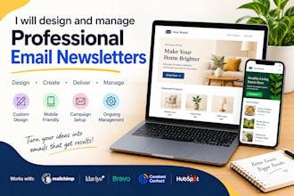 design and manage professional email newsletters