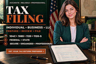 prepare and file US tax returns for individuals and businesses