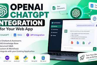 integrate openai chatgpt API into your web app
