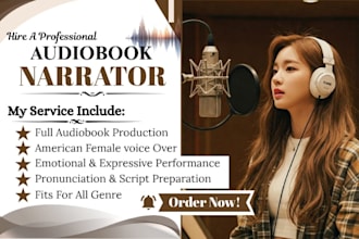 be your romance audiobook narrator fantasy fiction character voice over to acx